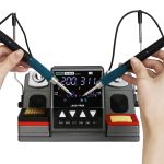 Sugon T1602 220V Dual Station Elektrische Lötstation mit doppeltem Griff, EU-Stecker – Bild 6