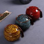 Kiln Transmutation Keramik-Mini-Teekanne, feuchtigkeitsbeständig, versiegelter Teebehälter – Bild 6