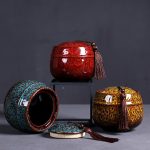 Kiln Transmutation Keramik-Mini-Teekanne, feuchtigkeitsbeständig, versiegelter Teebehälter – Bild 7