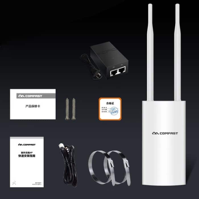 Comfast CF-EW72 1200MBS im Freien Wasserdichte Signalverstärker Wireless Router Repeater WIFI-Basisstation mit 2 Antennen – Bild 6