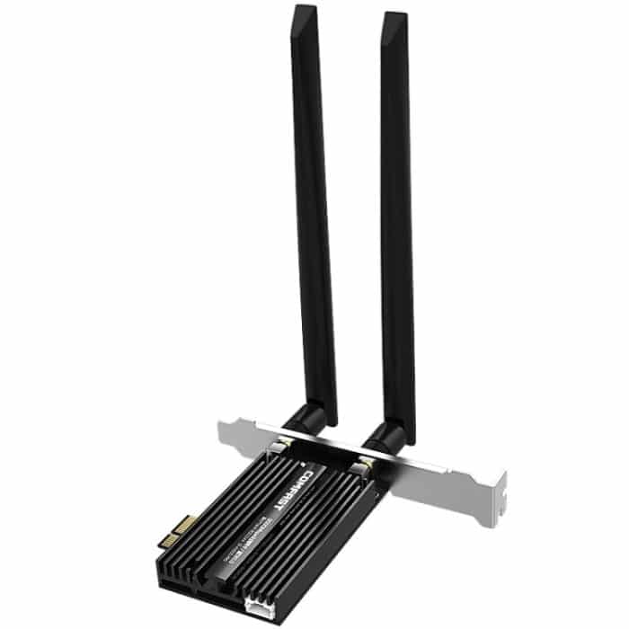 WR3666.jpg Comfast CF-AX200 PRO 3000MBPS Bluetooth PCI-E WiFi-Netzwerkkarten-Adapter mit 2 Antennen – Bild 1