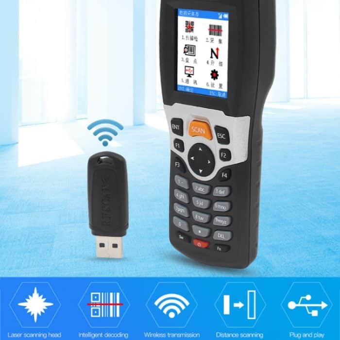 NEWSCAN NS3309 Eindimensionaler Rotlicht-USB + kabelloser Barcode-Scanner-Sammler – Bild 4
