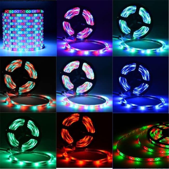 4 Stück RGB-LED-Streifen, 20 m, 2835 LED-Lichtlampen, wasserdicht, SMD-RGB-Leuchten, LED-Band – Bild 6