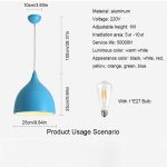 YWXLight Restaurant Kronleuchter Einfache Moderne Einkopf-Esstischlampe Mode Gang Wohnzimmer Bar – Bild 2