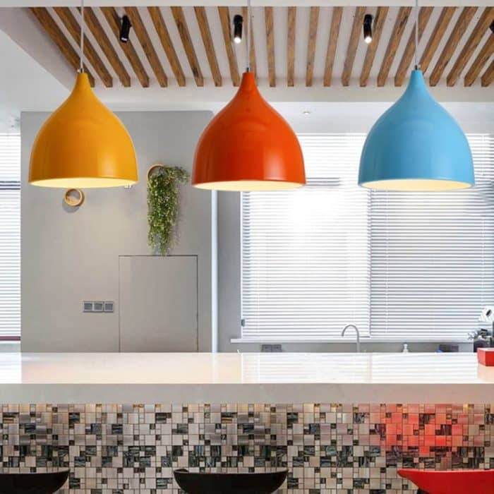 YWXLight Restaurant Kronleuchter Einfache Moderne Einkopf-Esstischlampe Mode Gang Wohnzimmer Bar – Bild 6