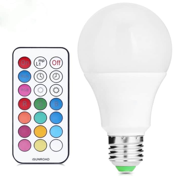 10W E27 RGB Dimmbare LED-Glühbirnen mit Farbwechselbeleuchtung – Bild 1