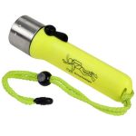 Wasserdichte LED-Taschenlampe zum Tauchen, verstellbare Taschenlampe, Taucharbeit, Angeln, Jagd, Lampe – Bild 3