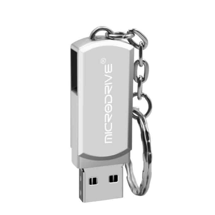 MicroDrive 32 GB USB 2.0 Creative Personality Metall-U-Disk mit Schlüsselanhänger – Bild 2
