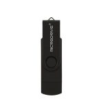 MicroDrive 8 GB USB 2.0-Telefon und Computer, drehbare OTG-Metall-U-Disk mit doppeltem Verwendungszweck, 8GB