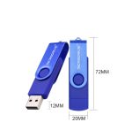 MicroDrive 8 GB USB 2.0-Telefon und Computer, drehbare OTG-Metall-U-Disk mit doppeltem Verwendungszweck, 8GB – Bild 8