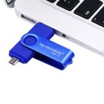 MicroDrive 16 GB USB 3.0 Android-Telefon und Computer, drehbare Metall-U-Disk mit doppeltem Verwendungszweck, 16GB – Bild 3