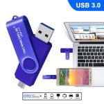 MicroDrive 16 GB USB 3.0 Android-Telefon und Computer, drehbare Metall-U-Disk mit doppeltem Verwendungszweck, 16GB – Bild 9