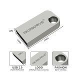MicroDrive 32 GB USB 2.0 Mini Semi-Circular Metal U Disk – Bild 9