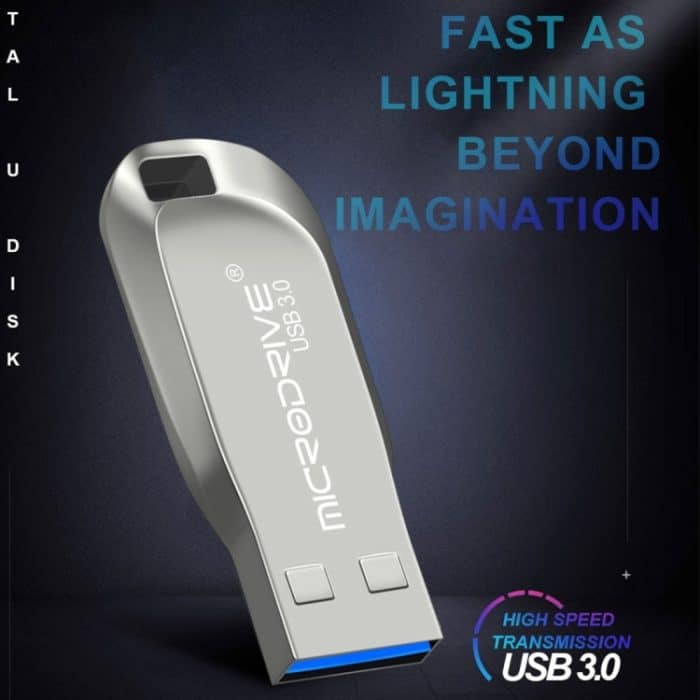 MicroDrive 64 GB USB 3.0 Fashion High Speed Metall rotierende U-Disk, 64GB – Bild 3