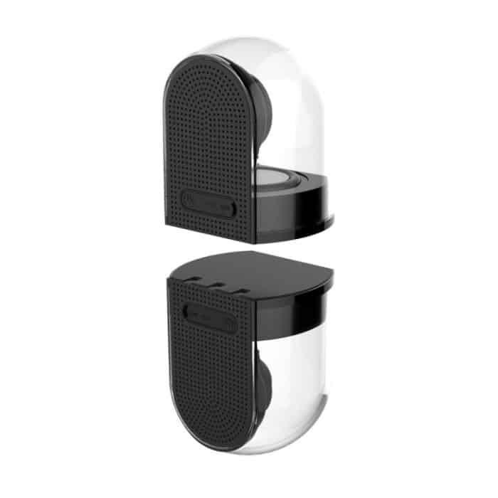 OVEVO True 3D TWS Magnetischer drahtloser Bluetooth-Stereo-Surround-HiFi-Lautsprecher mit vollständig transparentem Zuhause – Bild 1