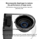OVEVO True 3D TWS Magnetischer drahtloser Bluetooth-Stereo-Surround-HiFi-Lautsprecher mit vollständig transparentem Zuhause – Bild 13