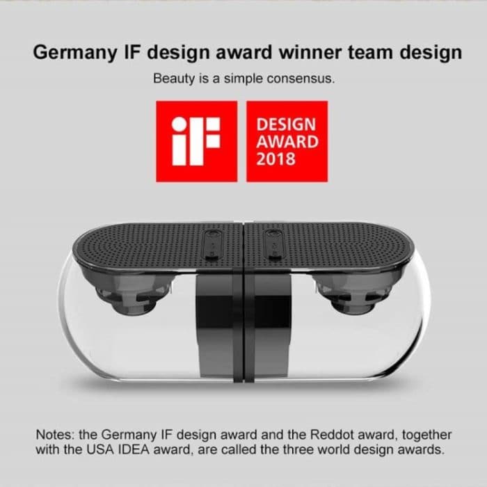 OVEVO True 3D TWS Magnetischer drahtloser Bluetooth-Stereo-Surround-HiFi-Lautsprecher mit vollständig transparentem Zuhause – Bild 7