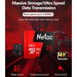 Netac P500 PRO 256 GB U3 Geschwindigkeitsstufe Automobile Data Recorder Monitor Kamera Speicherkarte TF-Karte – Bild 4