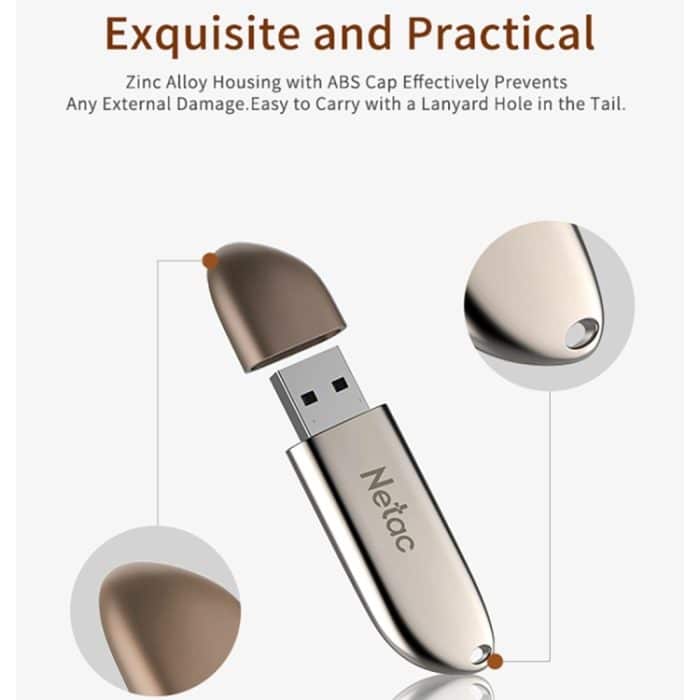 Netac U352 32 GB USB 3.0 Hochgeschwindigkeits-USB-Flash-Laufwerk mit scharfem Messer U-Diskette – Bild 8