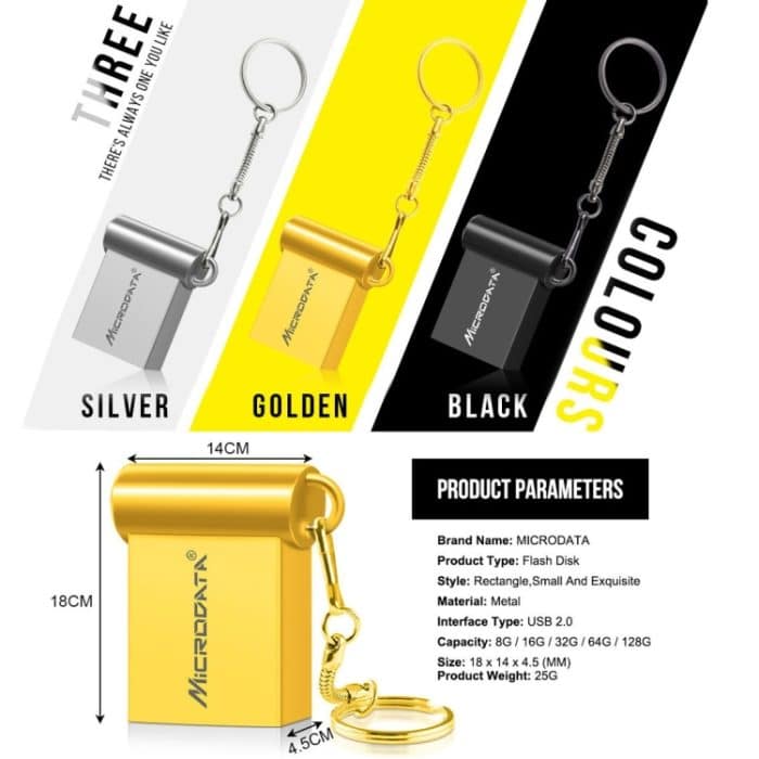 MiCRODATA 8 GB USB 2.0 Mini-U-Disk für Computer und Auto mit doppeltem Verwendungszweck, 8GB – Bild 9