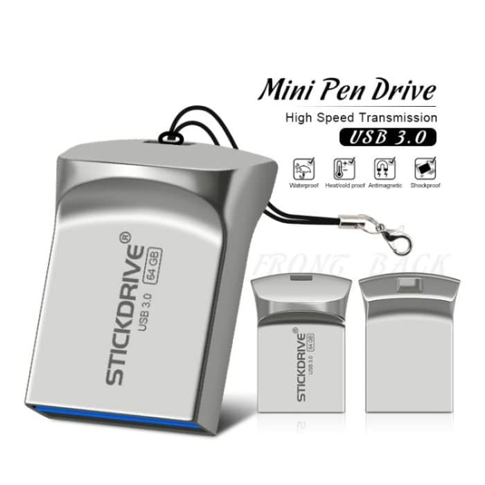 STICKDRIVE 64 GB USB 3.0 Hochgeschwindigkeits-Creative Metal U-Disk – Bild 7