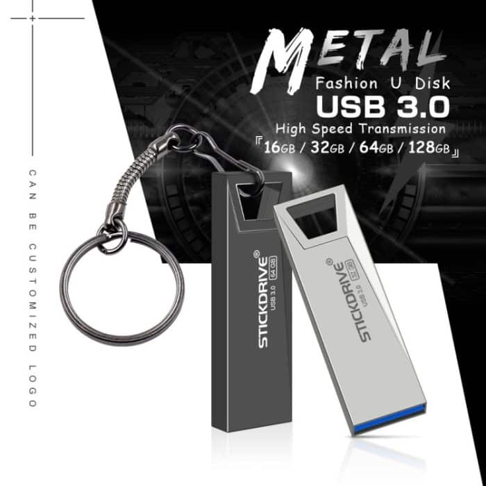 STICKDRIVE 64 GB USB 3.0 Hochgeschwindigkeits-Mini-Metall-U-Disk, 64GB – Bild 4