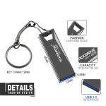 STICKDRIVE 128 GB USB 3.0 Hochgeschwindigkeits-Mini-Metall-U-Disk, 128GB – Bild 7