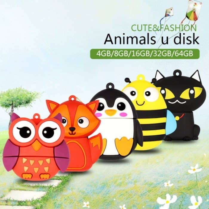 MicroDrive 64 GB USB 2.0 Creative Cute Owl U-Festplatte – Bild 5