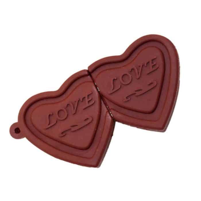 MicroDrive 8 GB USB 2.0 Kreative Heart Chocolate U Disk – Bild 2
