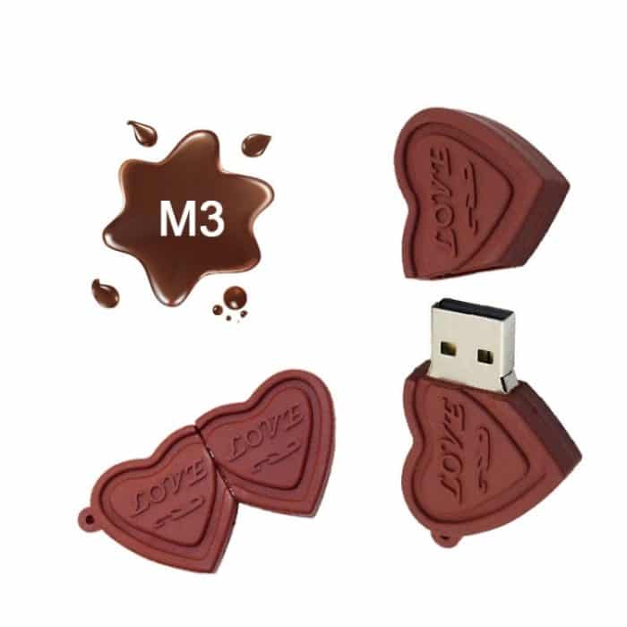 MicroDrive 32 GB USB 2.0 Creative Heart Chocolate U Disk – Bild 3