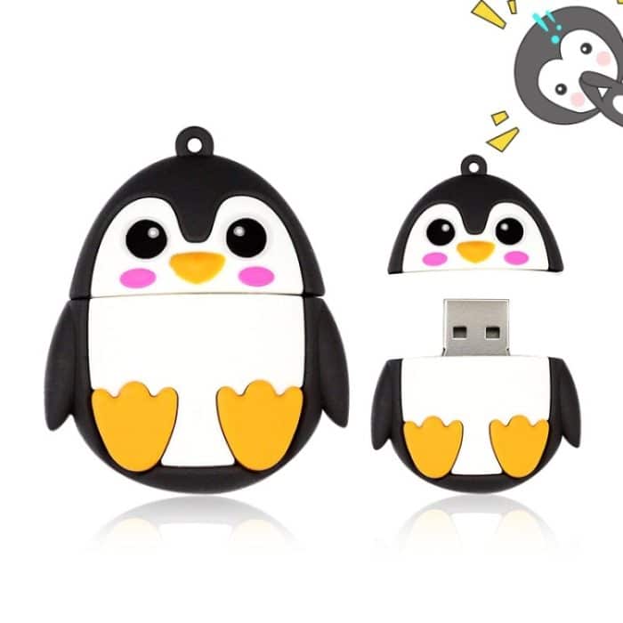 MicroDrive 64 GB USB 2.0 Creative Cute Penguin U Disk – Bild 3