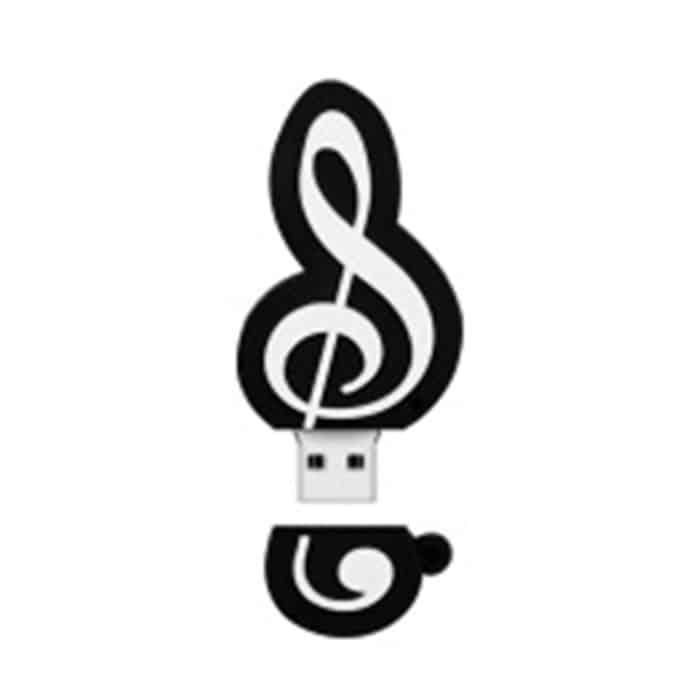 MicroDrive 64 GB USB 2.0 Music Note U-Festplatte – Bild 1