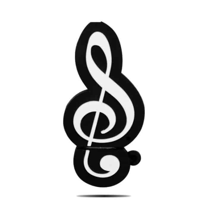 MicroDrive 128 GB USB 2.0 Music Note U-Festplatte – Bild 2