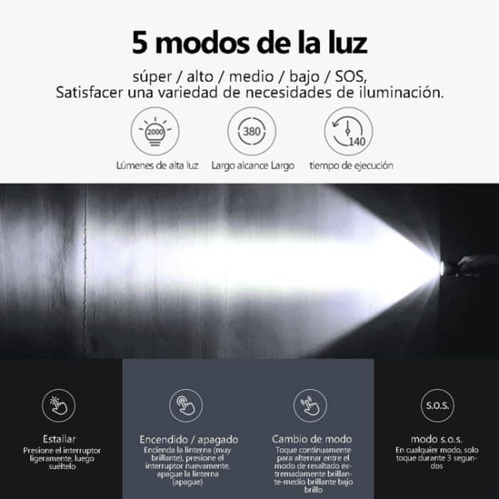 Wiederaufladbare wasserdichte IPX7-Taschenlampe von Nextool – Bild 12