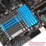 Professioneller SFF-8482 SAS zu SATA 180 Grad Winkeladapter für Motherboard – Bild 5