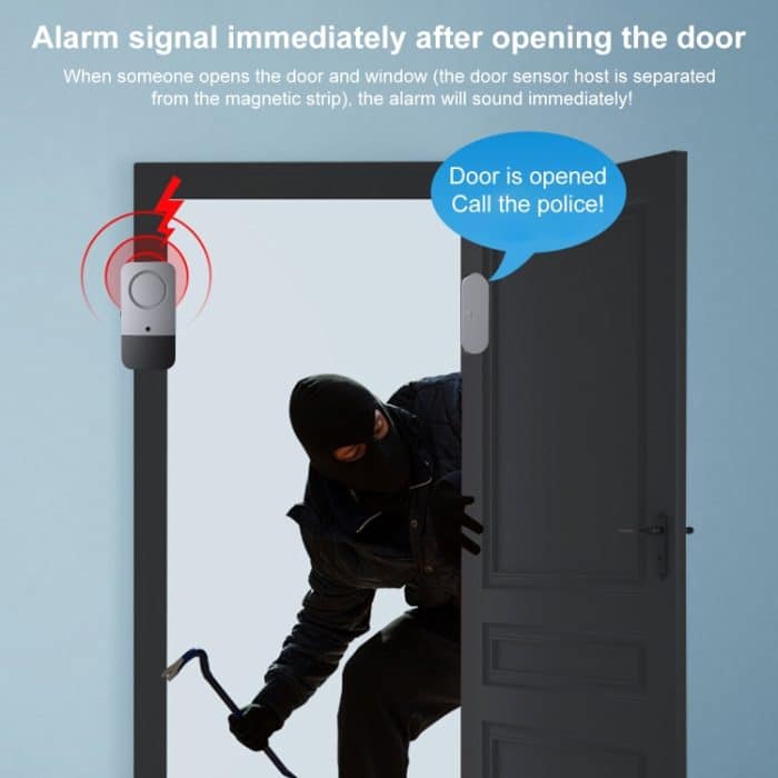 4 Stück Türfenster Magnetischer Sensor Anti-Eintritts-Sicherheitsalarm – Bild 6