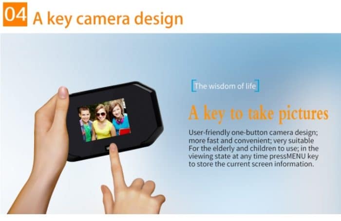 Danmini YB-30BH 3-Zoll-Bildschirm 1.0MP Überwachungskamera, die Bildtür Guckloch macht, unterstützt TF-Karte (schwarz) – Bild 13