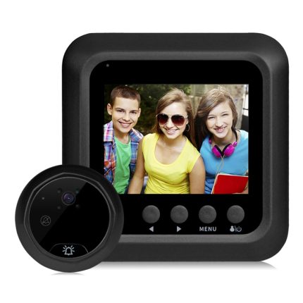 Danmini W5 2,4-Zoll-Bildschirm 2,0-MP-Überwachungskamera ohne störende Türspion, unterstützt TF-Karte/Nachtsicht/Videoaufzeichnung, W5