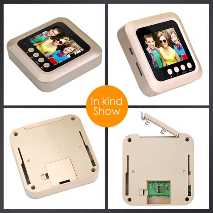 Danmini W5 2,4-Zoll-Bildschirm 2,0-MP-Überwachungskamera ohne störende Türspion, unterstützt TF-Karte/Nachtsicht/Videoaufzeichnung, W5 – Bild 7