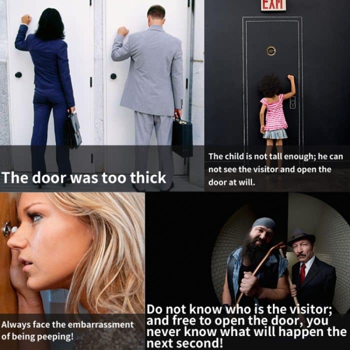 W8-S 2,4-Zoll-Bildschirm, 2,0-MP-Überwachungskamera ohne störenden Türspion, unterstützt TF-Karte – Bild 15