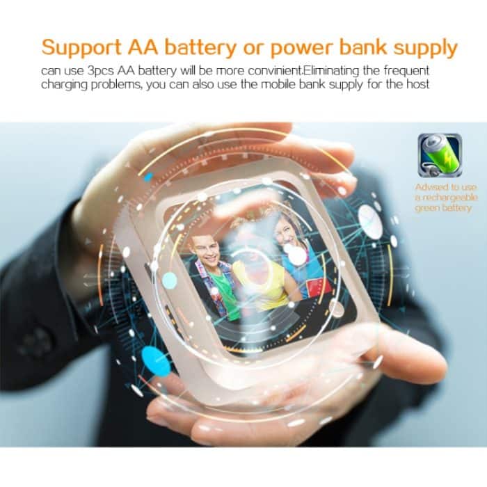 X5 2,4-Zoll-Bildschirm 2.0MP Überwachungskamera Keine Störung Guckloch Viewer, Unterstützung TF-Karte (Gold) – Bild 10