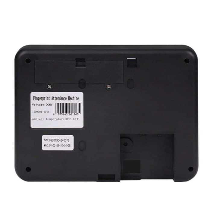 Realand AL325 Fingerabdruck-Zeiterfassung mit 2,4-Zoll-Farbbildschirm, ID-Kartenfunktion und WLAN – Bild 3