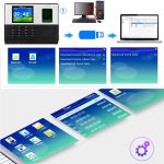 Realand AL355 Fingerabdruck-Zeiterfassung mit 2,8-Zoll-Farbbildschirm, ID-Kartenfunktion und WLAN – Bild 8