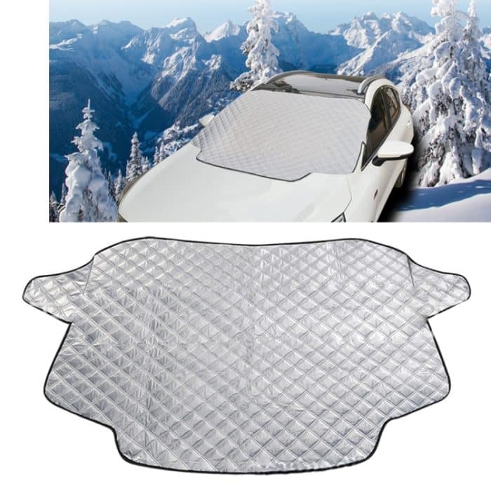 Auto Front Windschutzscheibe Abdeckung Schneedecke Plus Baumwolle Auto Windschutzscheibe Sonnenschutz Winter Auto Schneeschild Abdeckung, zufällige Farblieferung – Bild 1