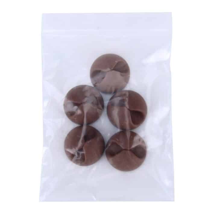 5 Stück einzelne Kabelklemmen, Kabelmanagementsystem und Kabel-Organizer-Lösung, zufällige Farblieferung, 5 PCS Single Cable Clips(Black), 5 PCS Single Cable Clips(Brown), 5 PCS Single Cable Clips(Grey) – Bild 7