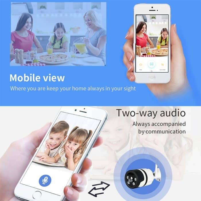 IL-HIP316-2M-C Sicherheitsüberwachungskamera Wifi Intelligentes hochauflösendes Netzwerk Wasserdichte IP66 Universalüberwachungskamera für den Innen- und Außenbereich – Bild 11