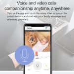 Schwarze Kamera Indoor Home Wireless Wifi Intelligente automatische Verfolgung HD-Netzwerküberwachungskamera – Bild 9