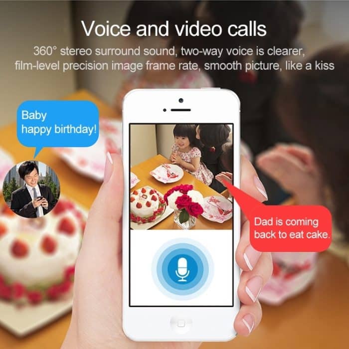 Intelligenter Tracking-Monitor Mobiltelefon Remote Wireless-Netzwerk Wifi-Kamera Cloud-Speicher Intelligente Shaking Head-Netzwerkkamera – Bild 12