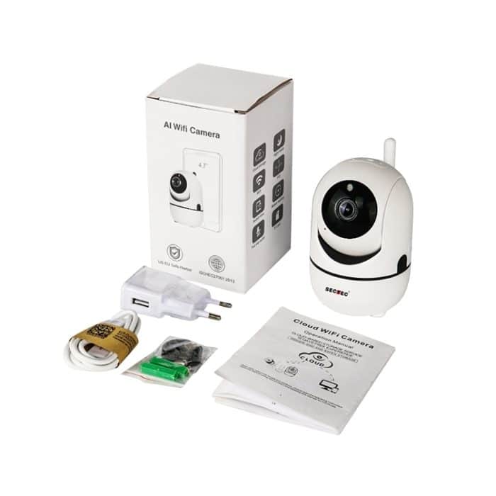 Intelligenter Tracking-Monitor Mobiltelefon Remote Wireless-Netzwerk Wifi-Kamera Cloud-Speicher Intelligente Shaking Head-Netzwerkkamera – Bild 3