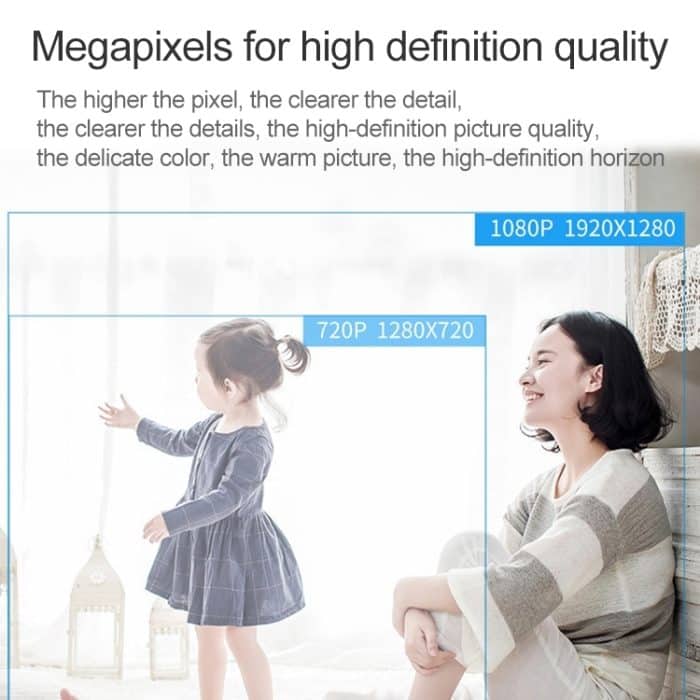 Intelligenter Tracking-Monitor Mobiltelefon Remote Wireless-Netzwerk Wifi-Kamera Cloud-Speicher Intelligente Shaking Head-Netzwerkkamera – Bild 6